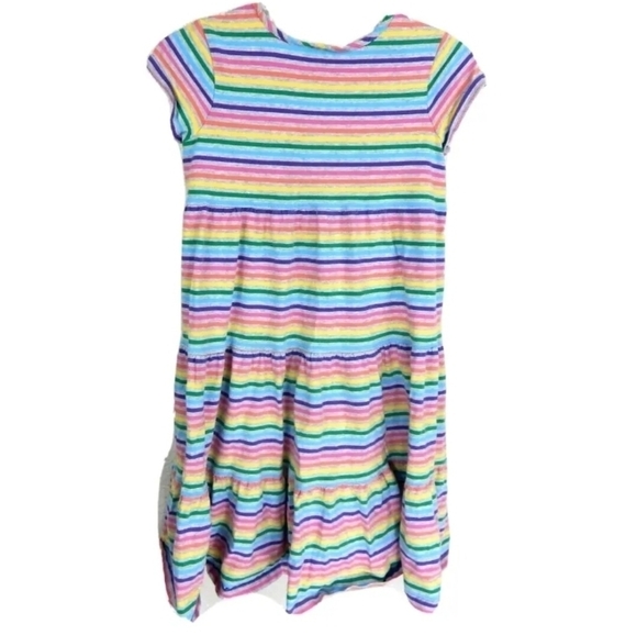 Hanna Andersson Rainbow Stripe Twirl Dress - Picture 2 of 3
